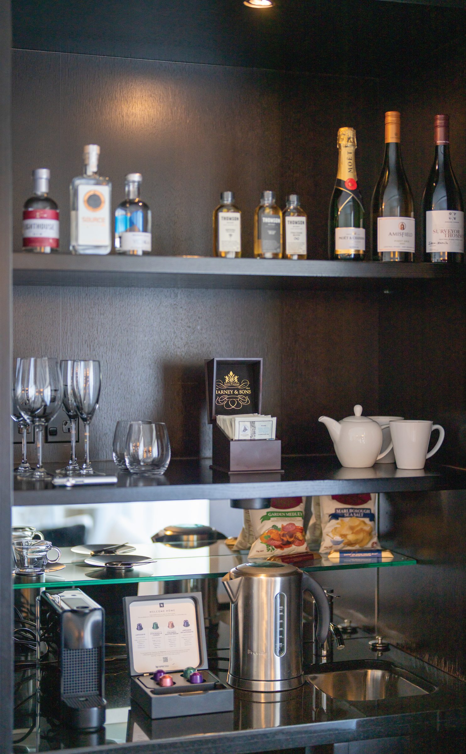 Complimentary minibar