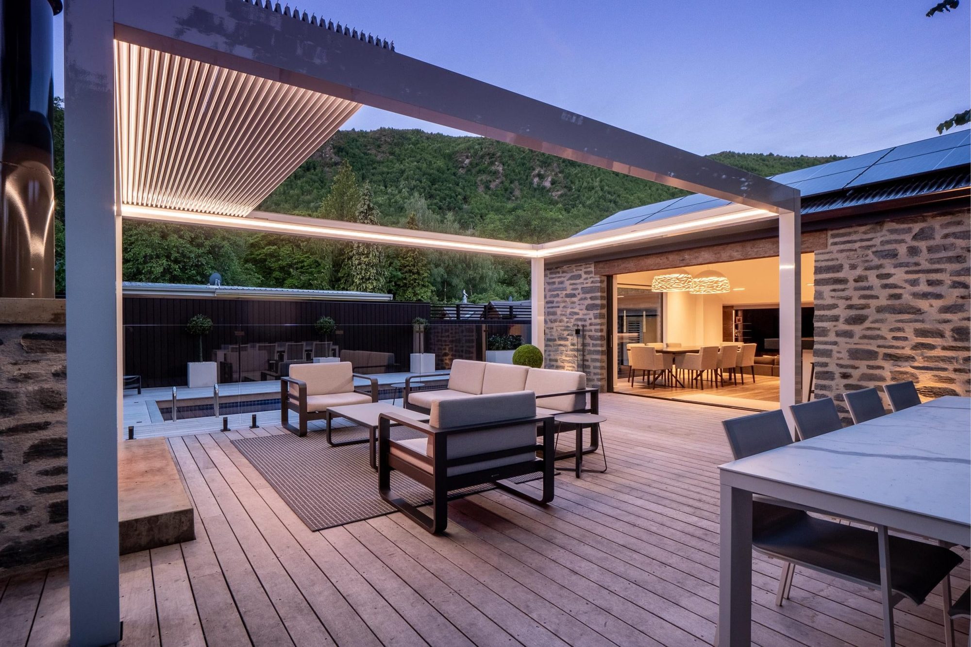 Covered outdoor living at Cardigan Street